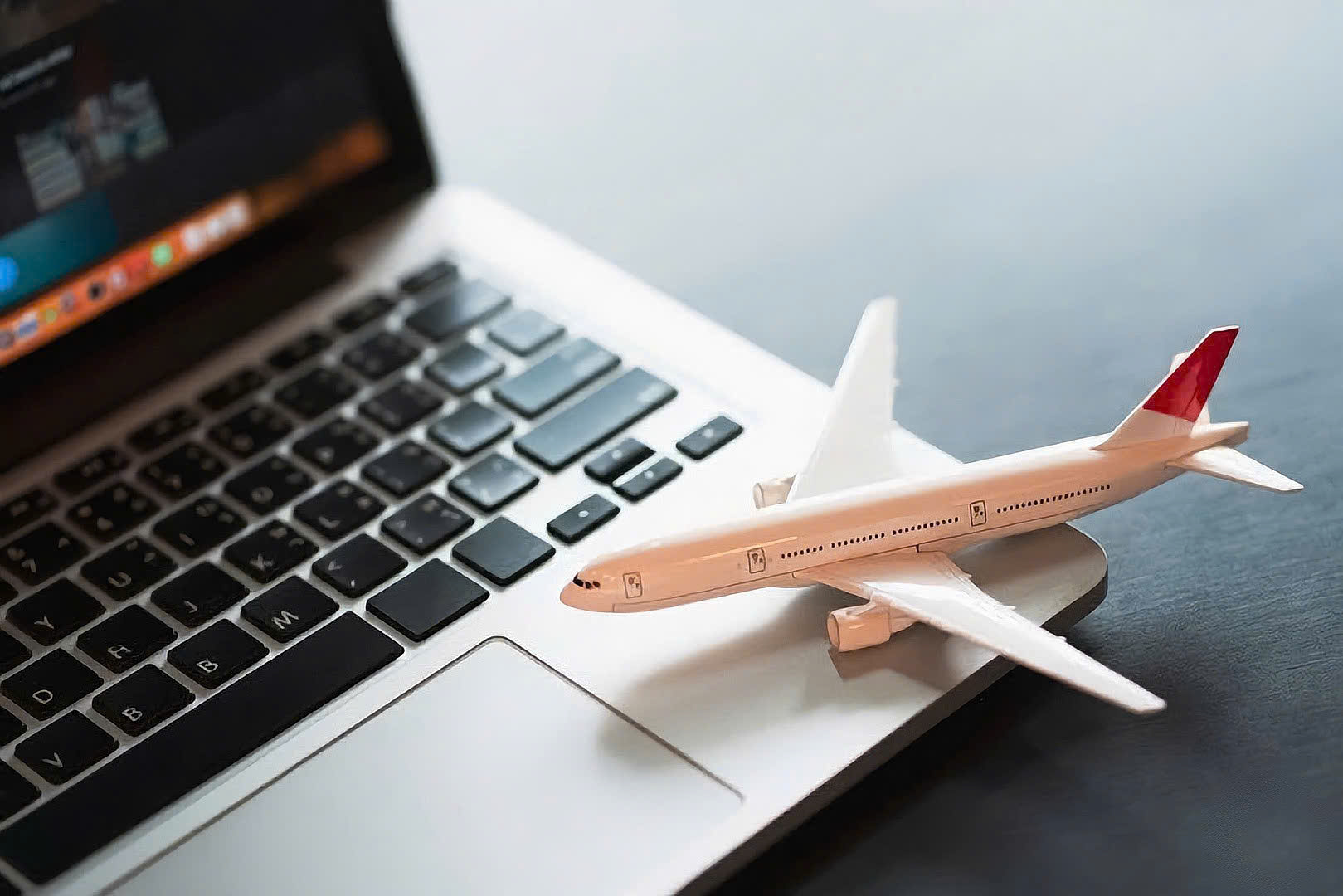 Happy travelers with landmarks